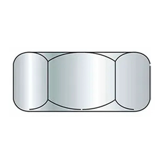 Clear zinc-plated steel M3 x 0.5 hex nuts