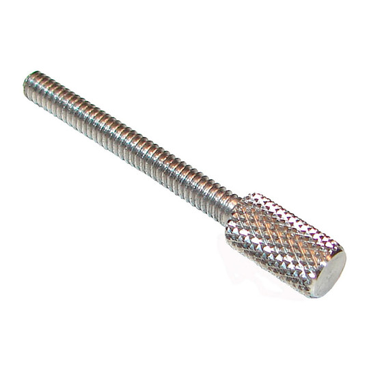 Narrow head #8-32 stainless steel knurled thumb screw