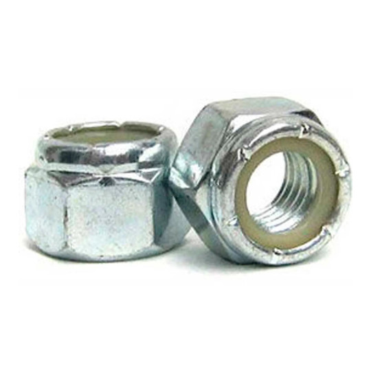 M5 x 0.8 304 stainless steel nylon insert lock nuts, pack of 100