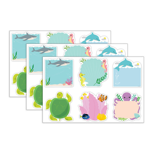 Sea Life Designer Cut-Outs, 108 Count
