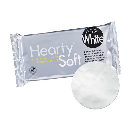 Soft Extra-Pliable White Air-Dry Modeling Clay, 200 g