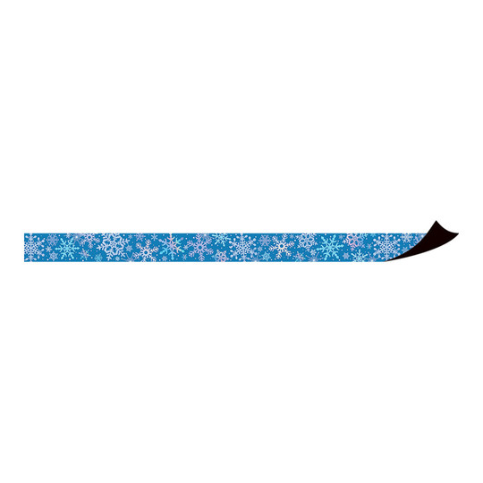 Snowflakes Magnetic Border, Blue