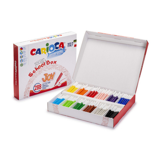 Fine Tip Washable Felt Tip Pens, 288 Pack