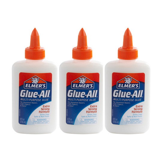 Extra-Strong Multi-Purpose Liquid Glue, 4 oz., Pack of 3