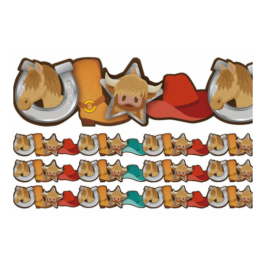 Western Icons Extra-Wide Decorative Trim, 3-Pack