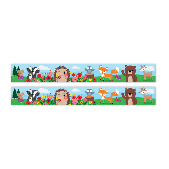Woodland Friends Decorative Border, 2 Packs