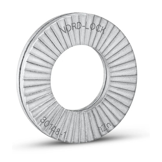Zinc-coated carbon steel 1/2-inch large OD wedge locking washers