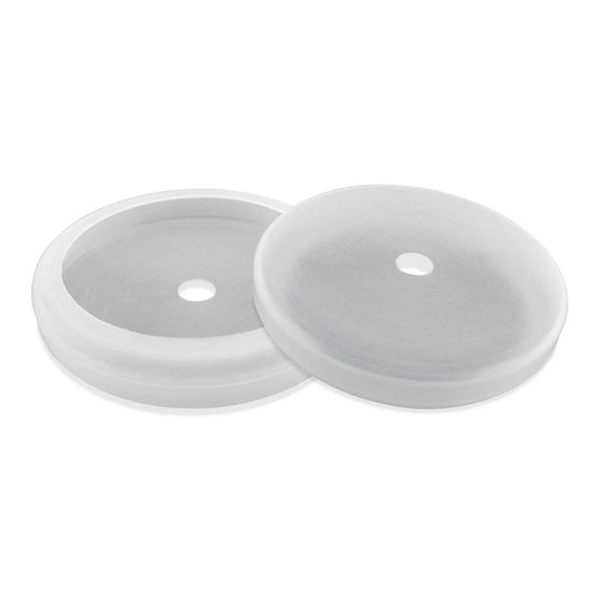 Clear rubber cover for a round magnetic cup