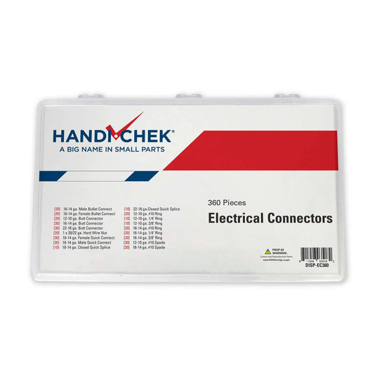 360-piece electrical connector assortment
