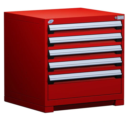 5-Drawer Heavy-Duty Modular Cabinet, 30"W x 27"D x 30"H - Without Dividers