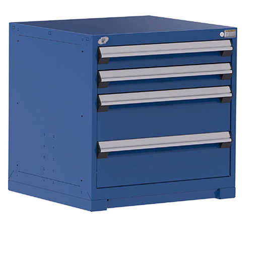 4-Drawer Heavy-Duty Modular Cabinet, 30"W x 21"D x 30"H - With Dividers