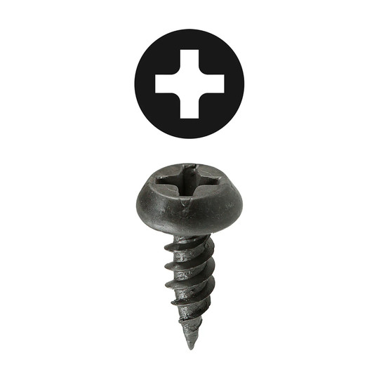 No. 6 x 7/16 inch Phillips pan head self-drilling screws, 100 pack