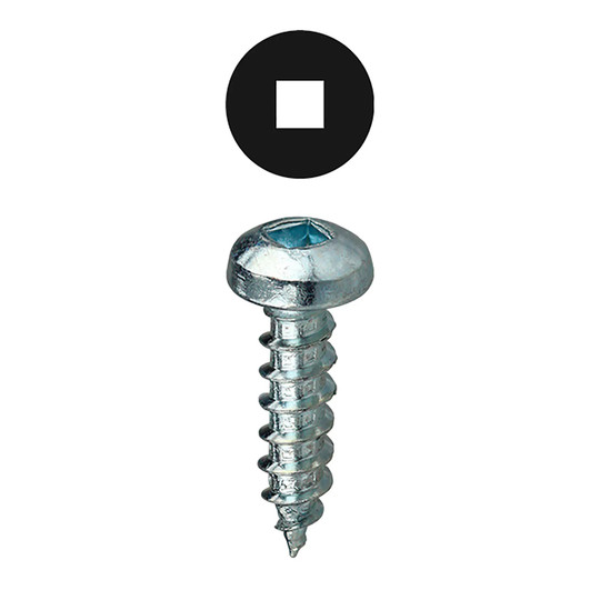 Assorted #10 square drive pan head sheet metal screw kit