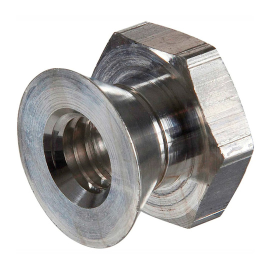 Aluminum 5/16-18 breakaway security nut