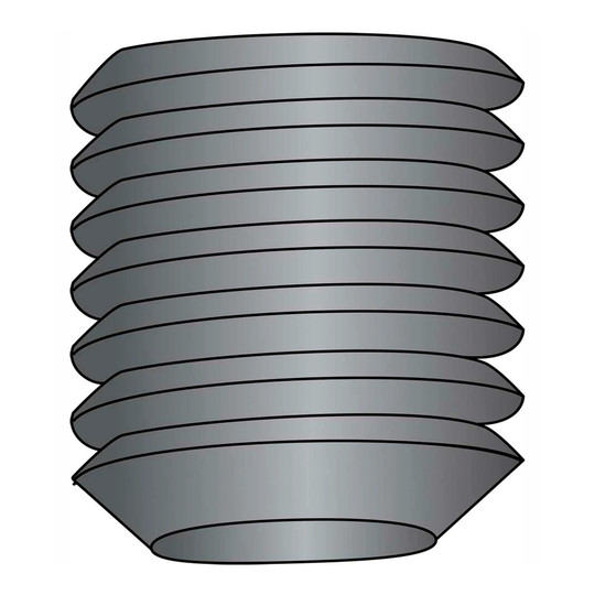 1/4-20 x 1/2 inch coarse-thread flat-point socket set screws