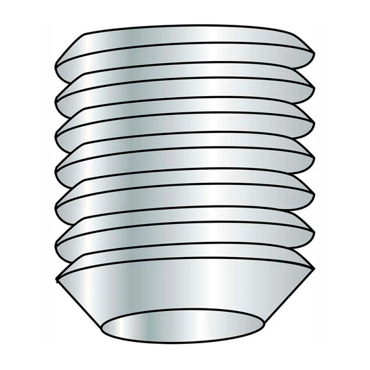 18-8 stainless steel 1/4-28 x 1/4 inch cup point socket set screws