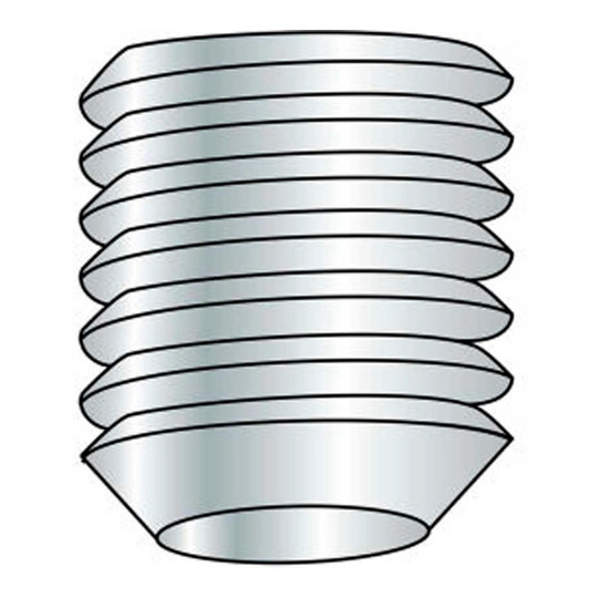 M5 x 0.8 x 6 mm 304 stainless steel cup point socket set screws, pack of 100