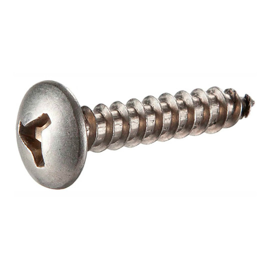 #10A x 1-1/2 in. left-handed Tri-Wing truss head sheet metal screw