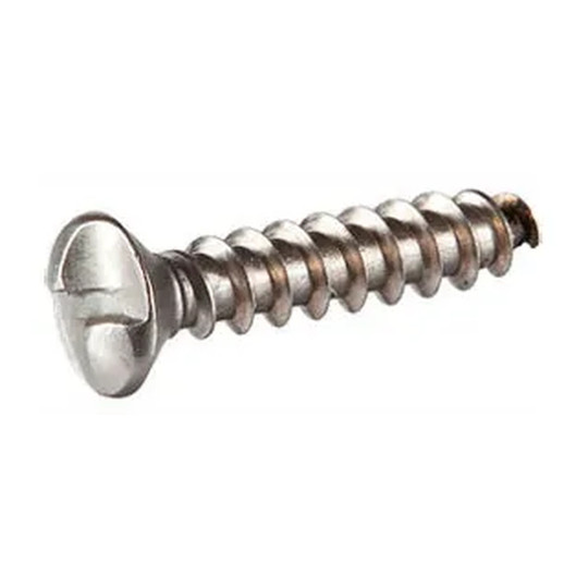 #6 x 1/2 inch one-way oval head security sheet metal screws, 100-pack