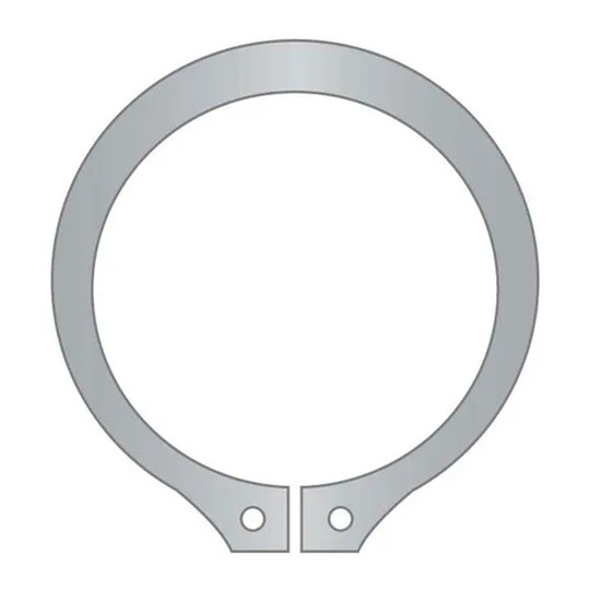 2-3/8 inch standard-duty external stainless steel snap ring