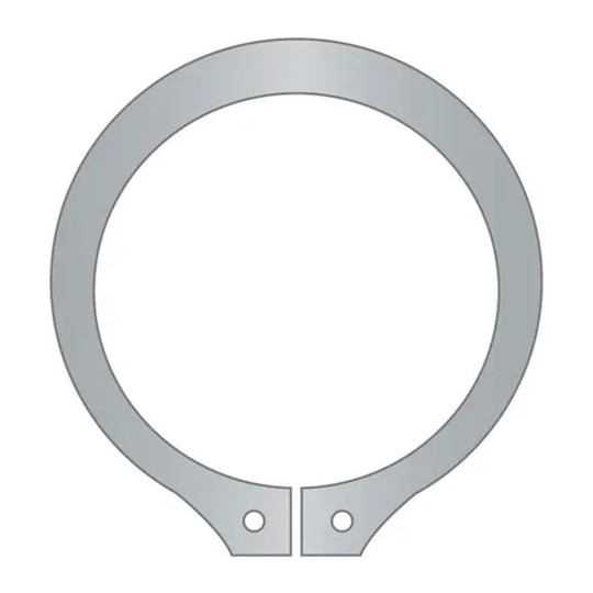 12 mm standard-duty stainless steel external snap ring