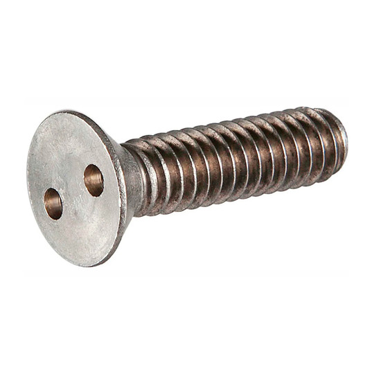 6-32 x 2 in. flat head spanner drive security machine screw