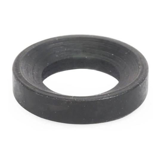 Black dished steel spherical washer for M16 applications