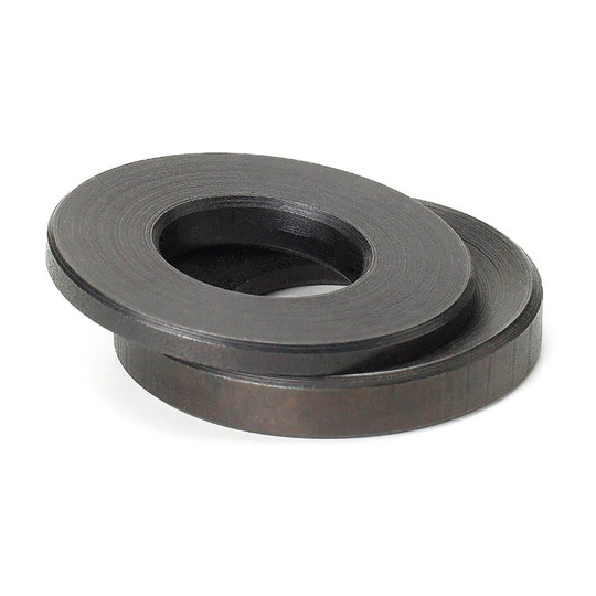 Black oxide steel spherical washer set