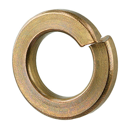 100-pack of 1/4 in. silicon bronze split lock washers
