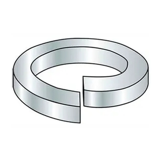 M10 steel clear zinc split lock washers, pack of 100