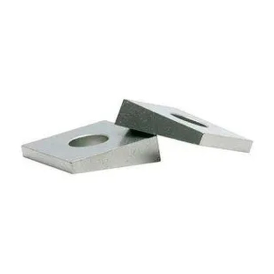 Galvanized malleable beveled square washer