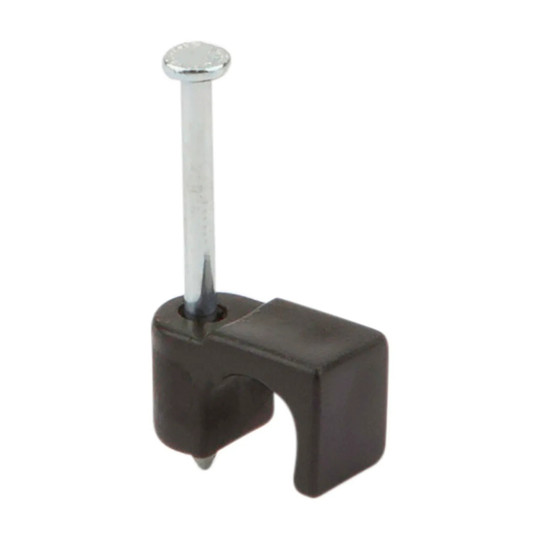 1/4-inch coaxial cable straps for securing RG-6 and RG6-59U cable to wooden studs