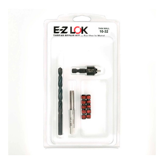 Thin-wall metal thread repair kit for 10-32 x 5/16-18 applications