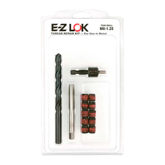 Thin-wall M8-1.25 metal thread repair kit