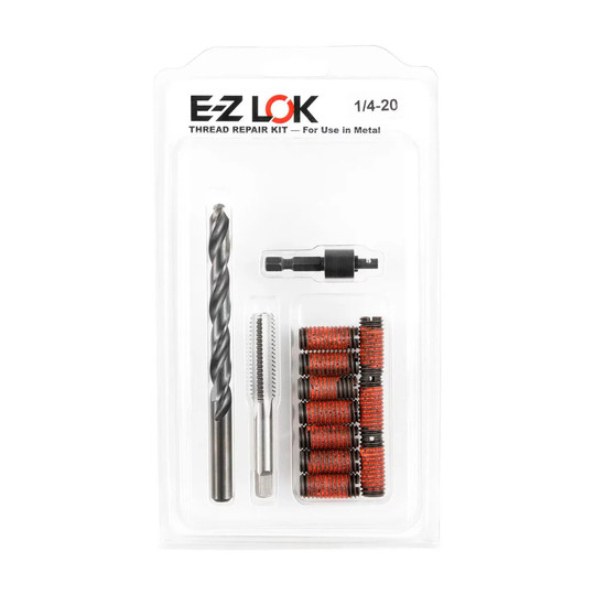 Stainless steel standard-wall 1/4-20 thread repair kit for metal