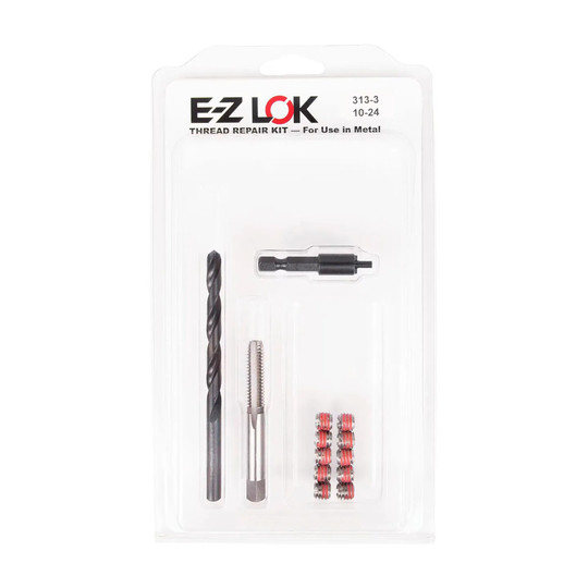 Thin-wall stainless steel 10-24 x 5/16-24 thread repair kit