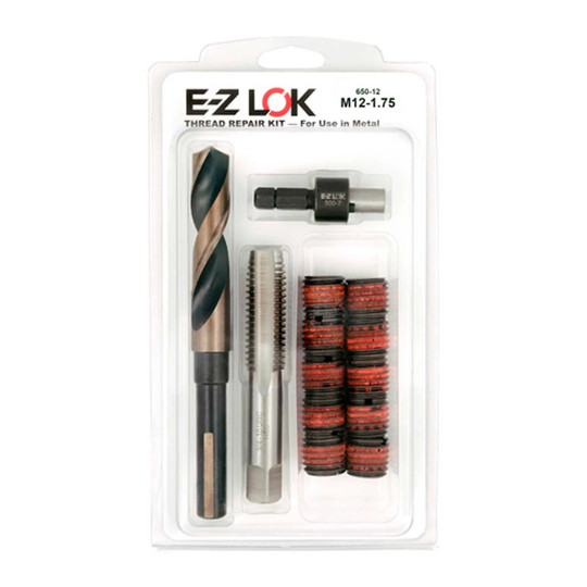 Standard-wall metal thread repair kit for M12-1.75 threaded holes
