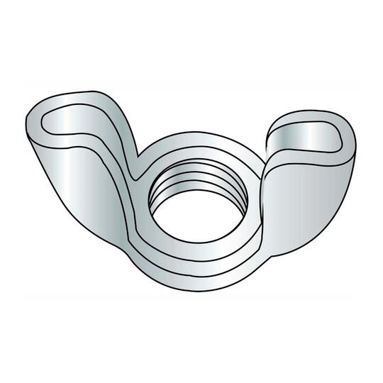 1/4-20 Type A Light Series zinc-finished wing nut