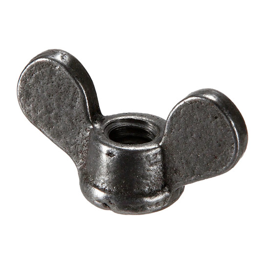 Plain steel 3/8-16 wing nut