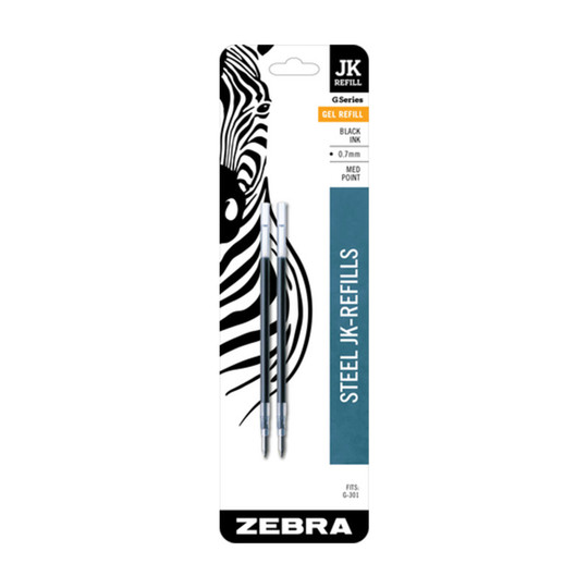 0.7 mm Black Gel Pen Refills, 2-Pack