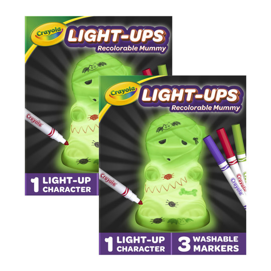 Light-Up Mummy Decorating Kits, Pack of 2
