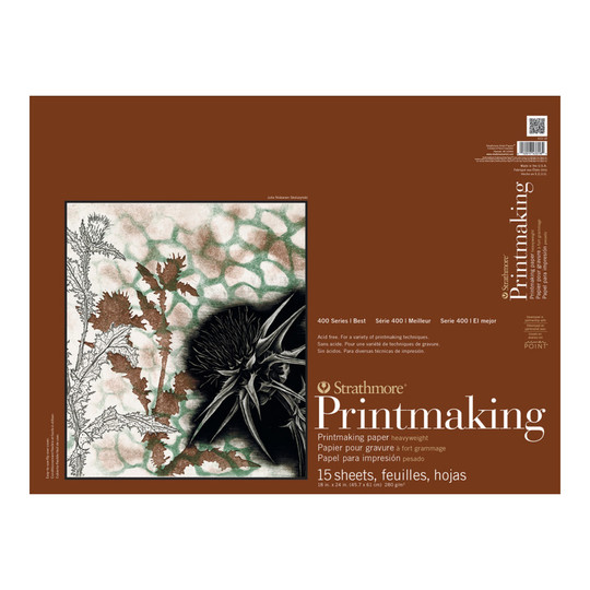 Heavyweight Printmaking Paper Pad, 18 x 24 in., 15 Sheets