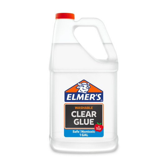 Clear Washable Liquid School Glue, 1 Gallon