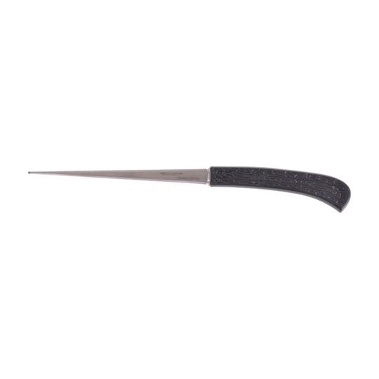 8-Inch Serrated Stainless Steel Letter Opener, Black