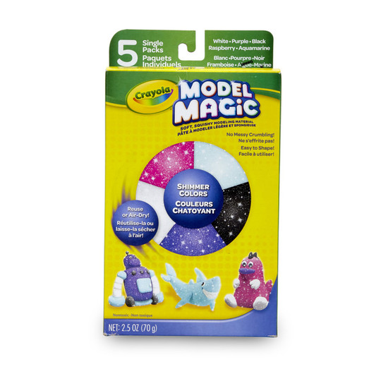 Shimmer Modeling Compound, Assorted Colors, 5 Count