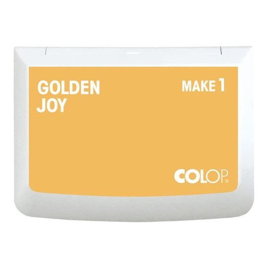 Golden Joy Water-Based Acid-Free Craft Ink Stamp Pad, 3.5 x 2 Inches