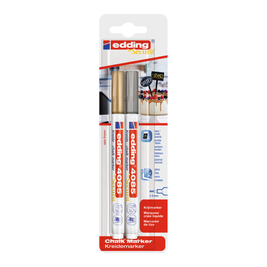 Liquid Chalk Markers, Assorted Colors, Set of 2