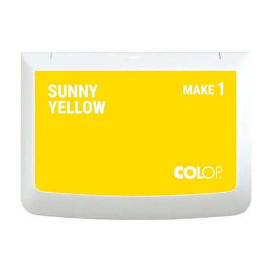 Sunny Yellow Water-Based Acid-Free Craft Ink Stamp Pad, 3.5 x 2 Inches