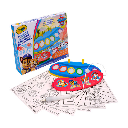 Paw Patrol Color Wonder Light-Up Brush Painting Set