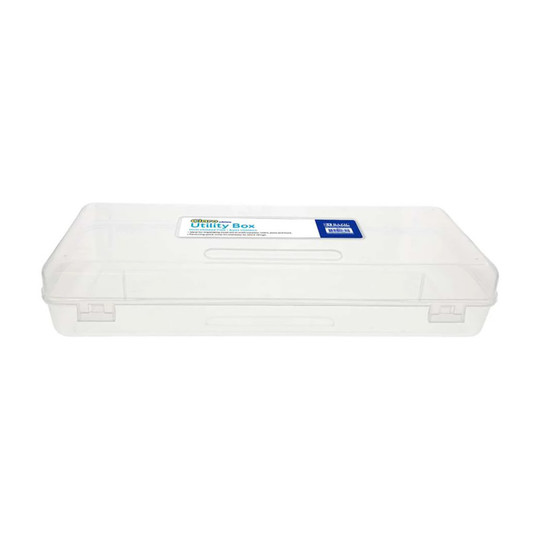 Clear Ruler-Length Utility Box